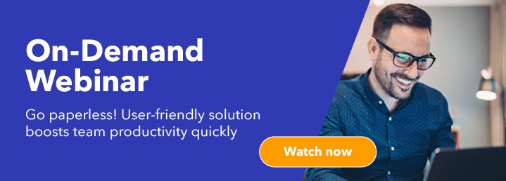 Go paperless! Boost team productivity with a fast-to-install, user-friendly document solution