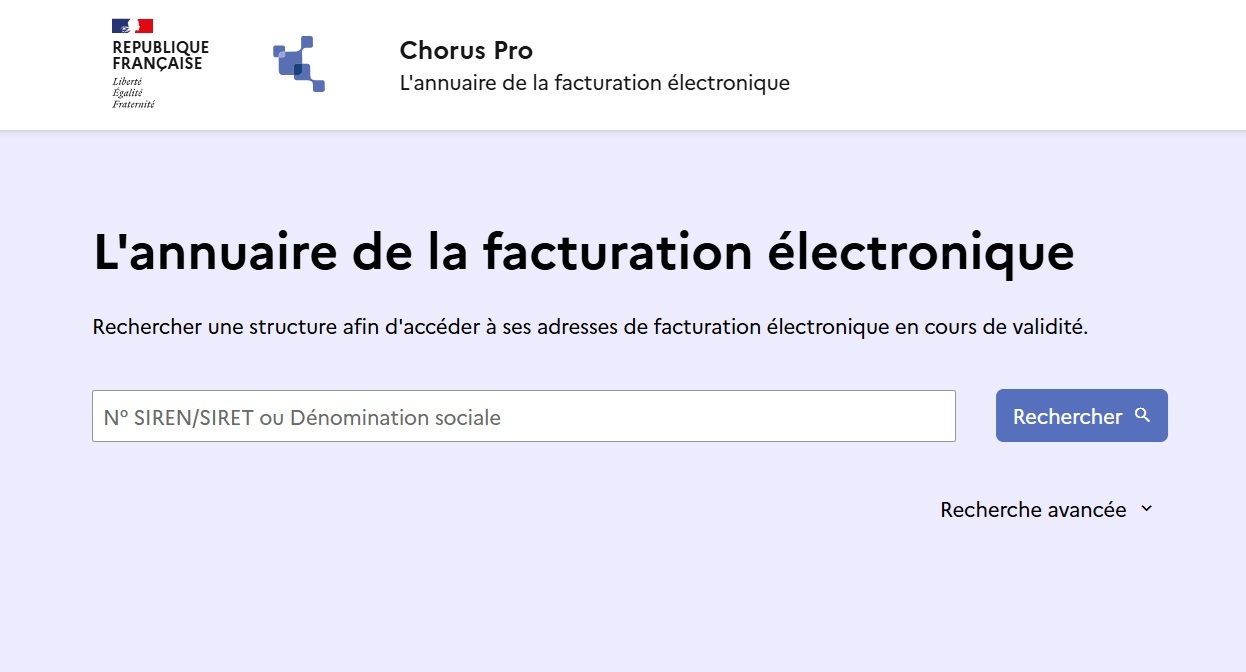 annuaire facturation electronique