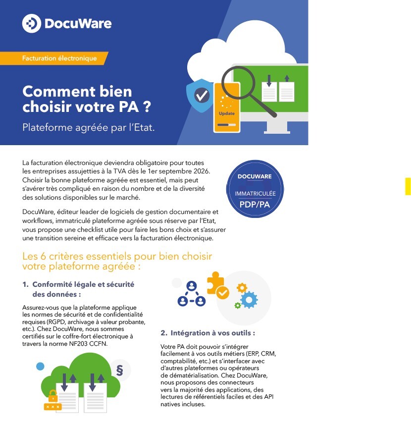 Checklist Facture électronique : comment bien choisir sa plateforme agréée