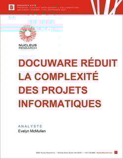Docuware réduit la complexité informatique