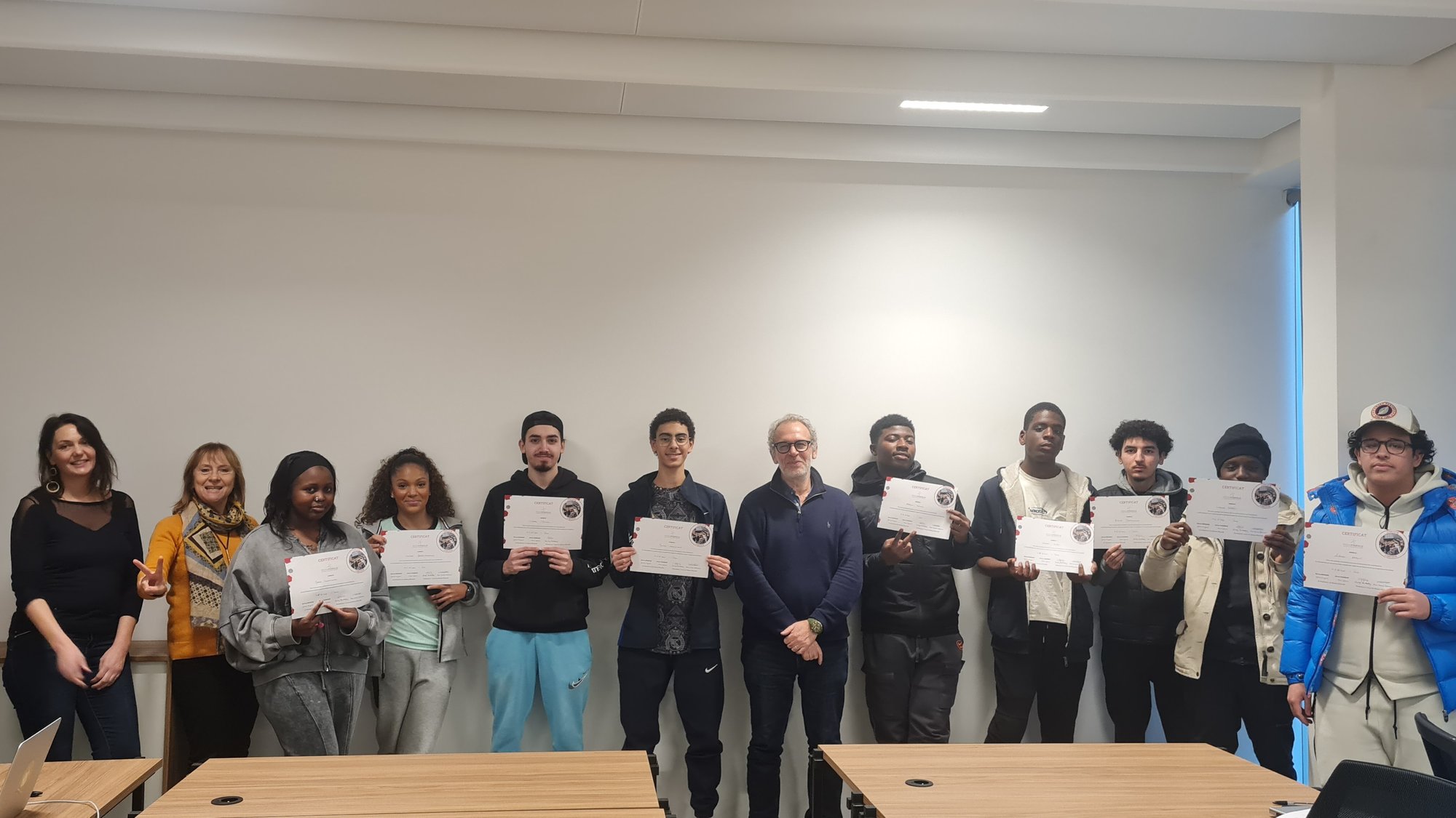 photo groupe certification