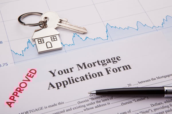 A picture of a mortgage application that must be signed with a pen and paper