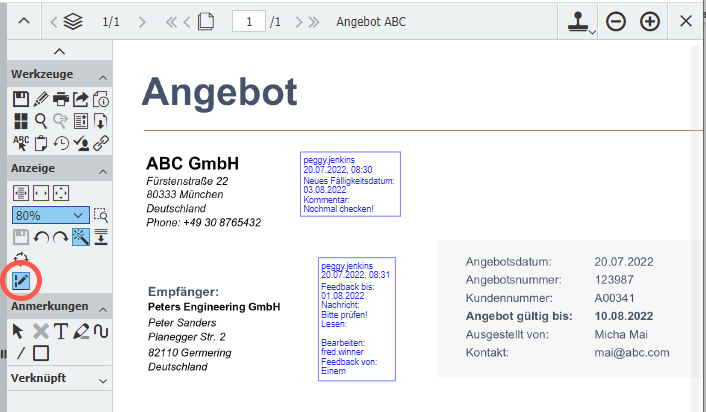 Stempel – das Universaltool in DocuWare