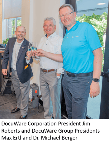 Jim Roberts, Max Ertl and Dr. Michael Berger