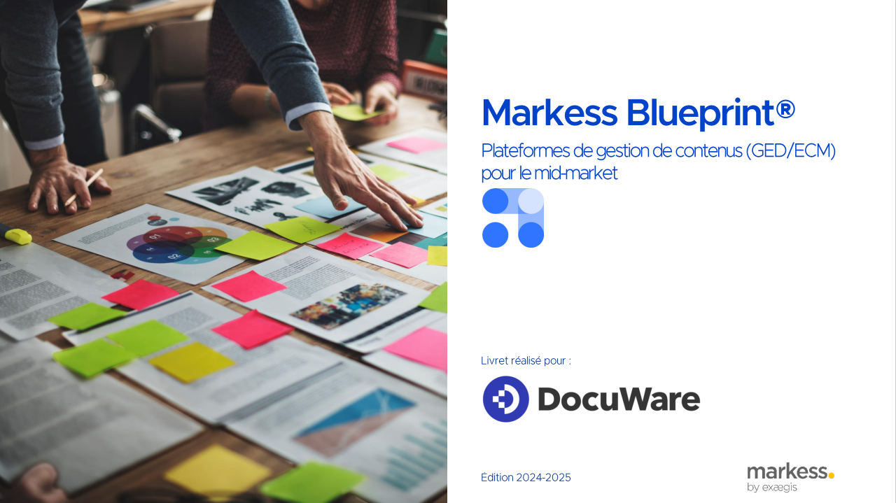 Markess Blueprint 2024 : DocuWare leader des solutions GED/ECM